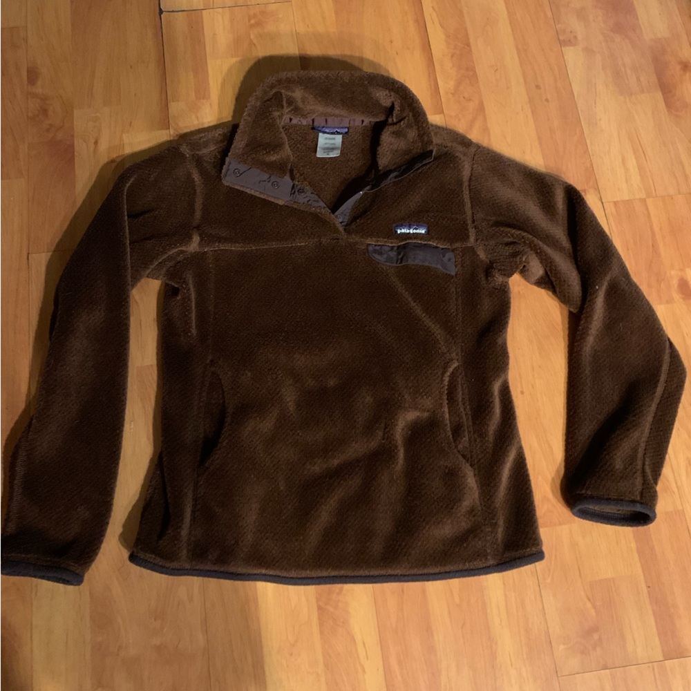 Brown pullover fleece  sweater